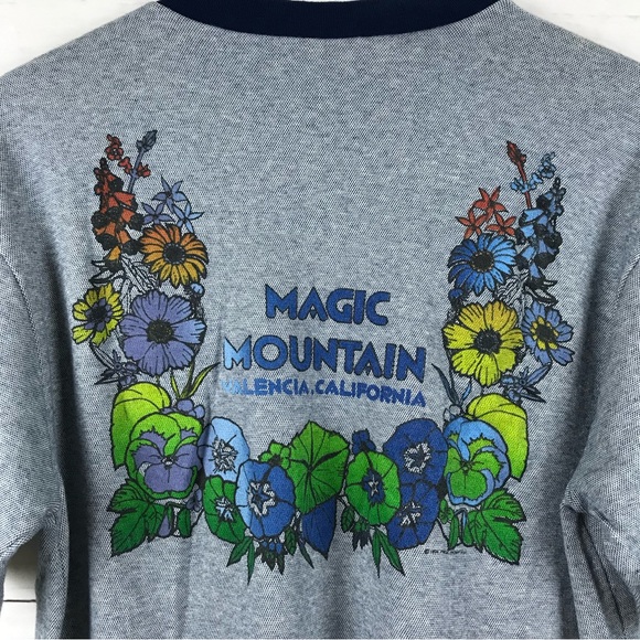 Vintage 1990 California Magic Mountain Nature T-Shirt - Picture 4 of 5